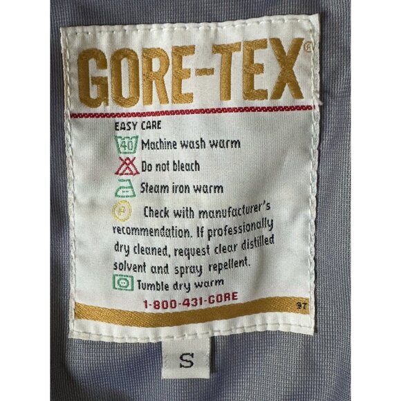 Vintage Simms Goretex Jacket Dry Coat Men’s Small Green Rare - Picture 4 of 16